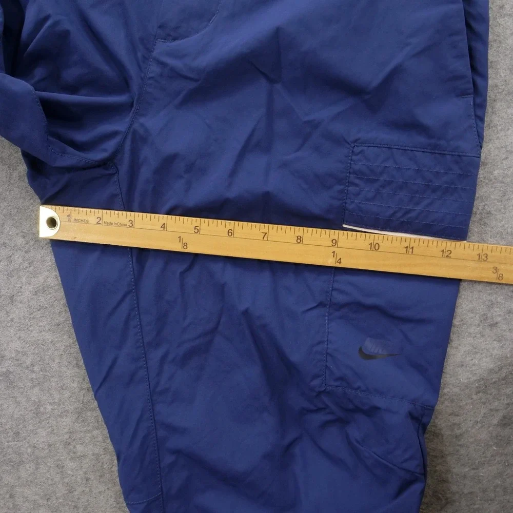 Nike Pants Mens 28 Utility Cargo Blue Nylon Techwear DM6681 Athletic Outdoors